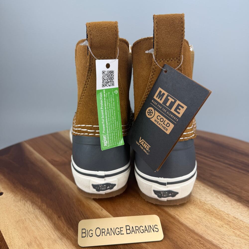Vans MTE Waterproof Pull On Chelsea Boots Brown Men's Size 8 / Women's 9.5 NWT - Picture 4 of 9